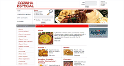 Desktop Screenshot of cozinhaespecial.com.br